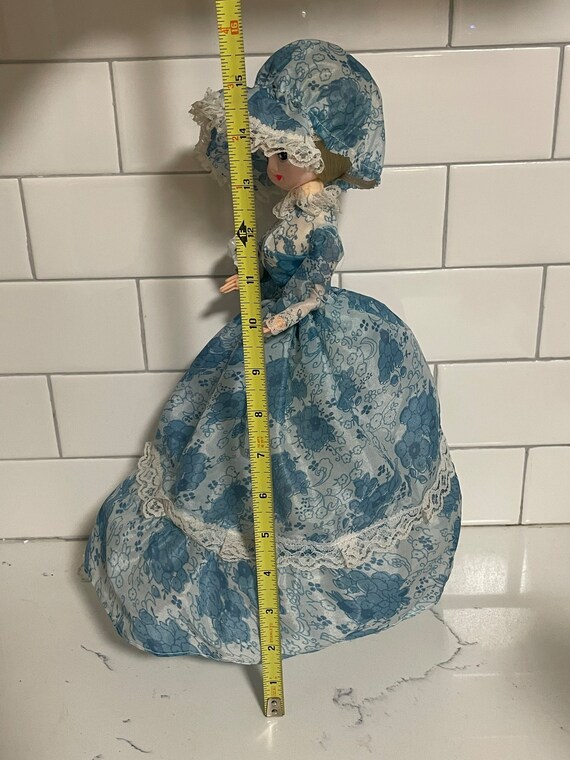Vintage Bradley Big Eyed Daekor Art Doll Blue Dress - Etsy