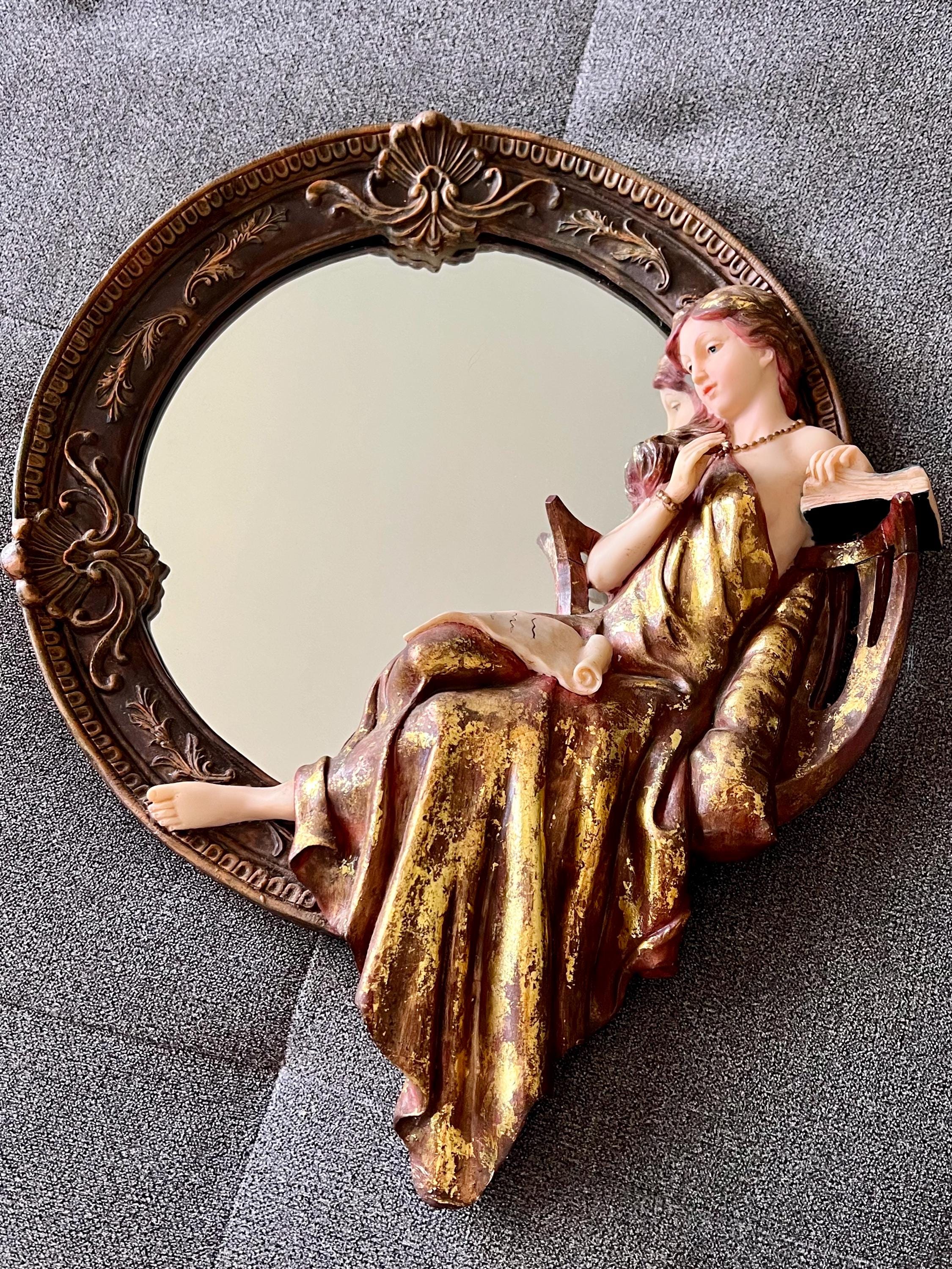 Art Nouveau Mirror With Lady - Etsy
