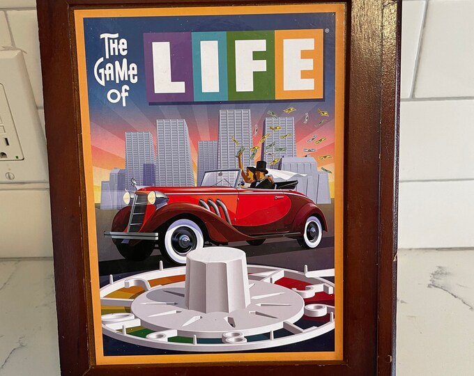 The Game of LIFE Vintage Game Collection Wood Box Book Shelf Edition Etsy