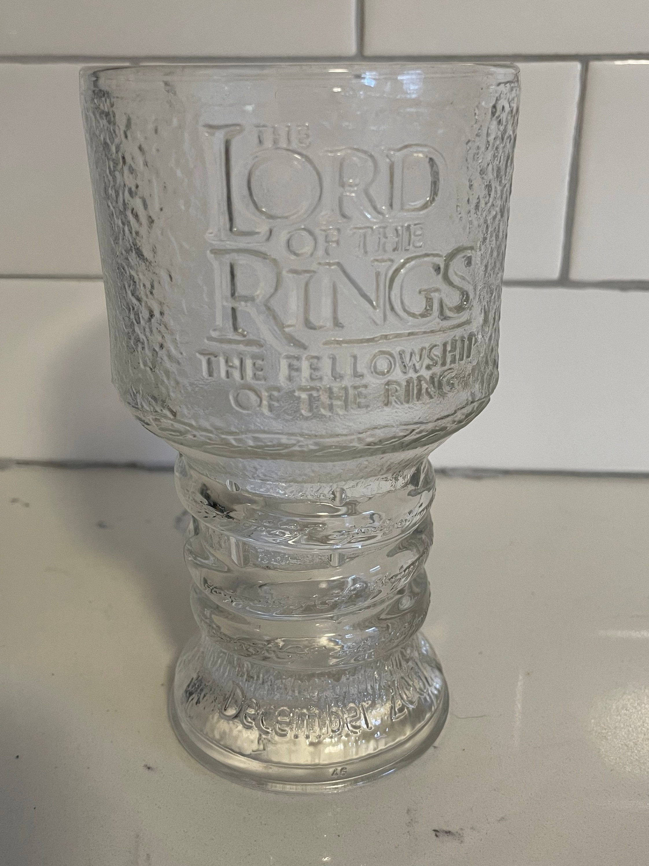 Lord of the rings hotsell glasses from burger king