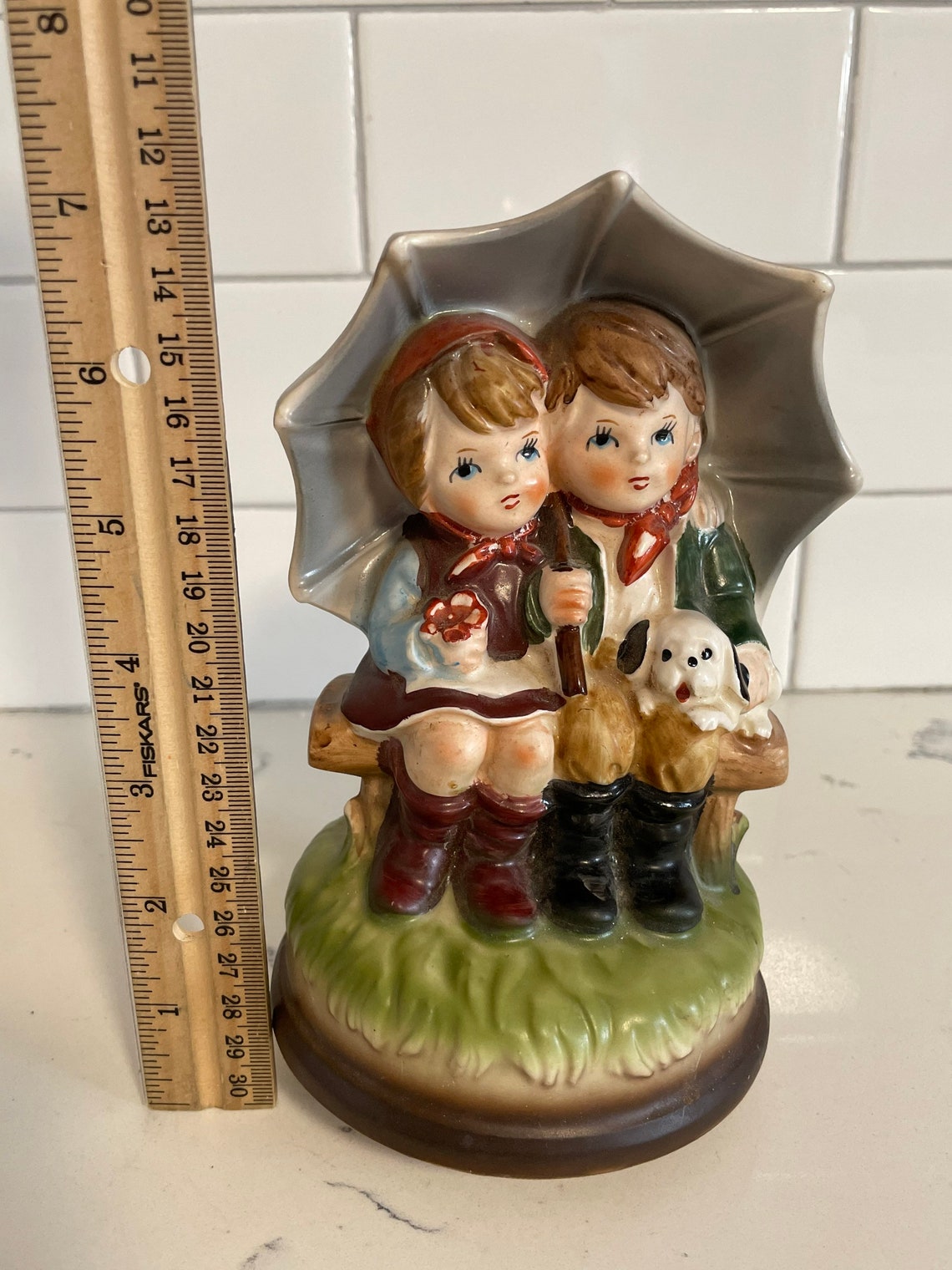 Vintage Japan hummel Styleceramic Music Box Boy and Girl - Etsy