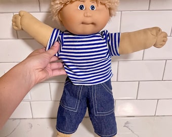 * vintage doll ୨୧ * 陶器製 愛らしい 男の子の フィギュア Vintage Baby Jointed Boy * Hard Plastic * 8 Inches * No