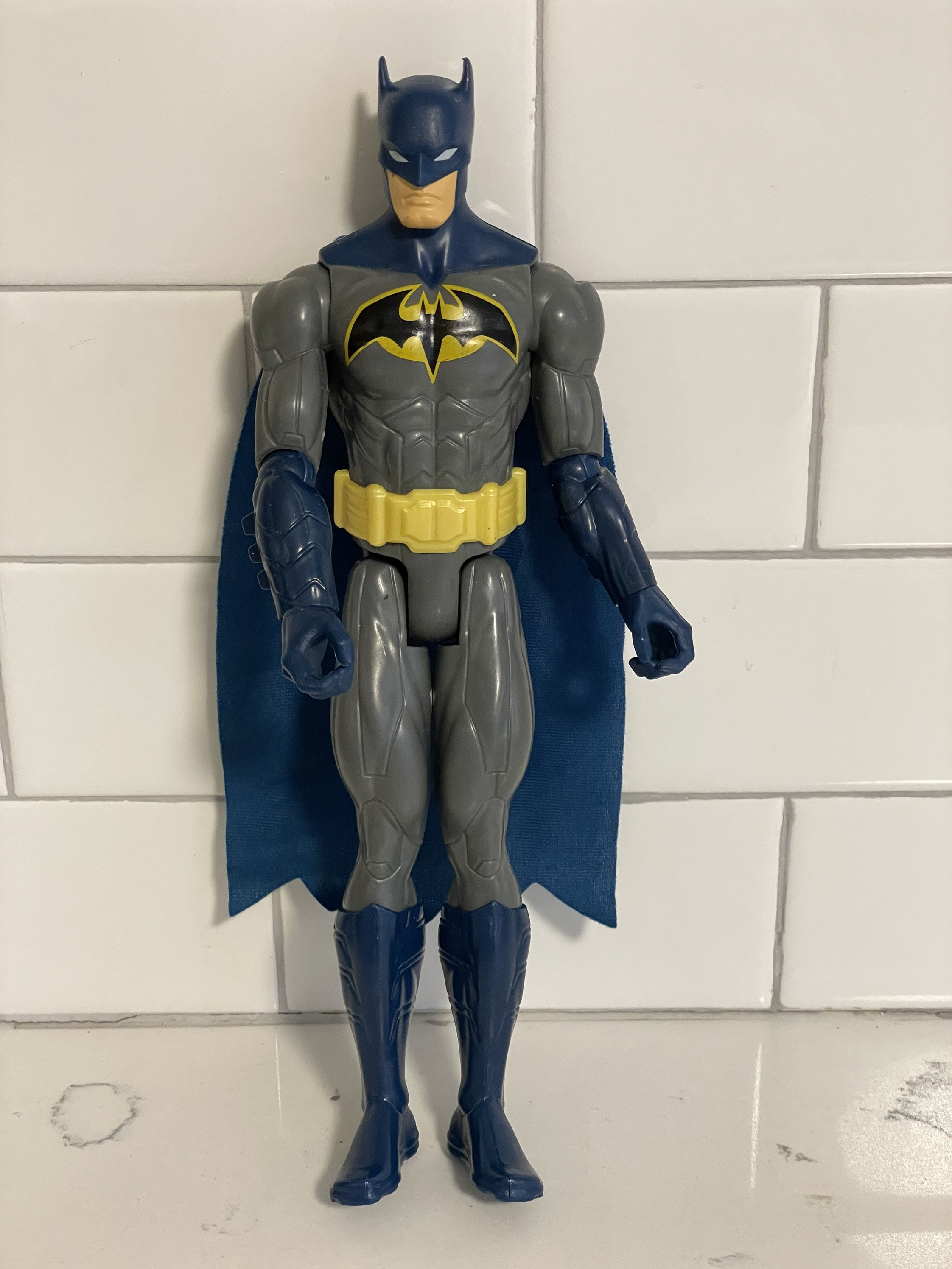 Batman TM & DC Comics  Action Figure Blue Cape Mattel - Etsy Finland
