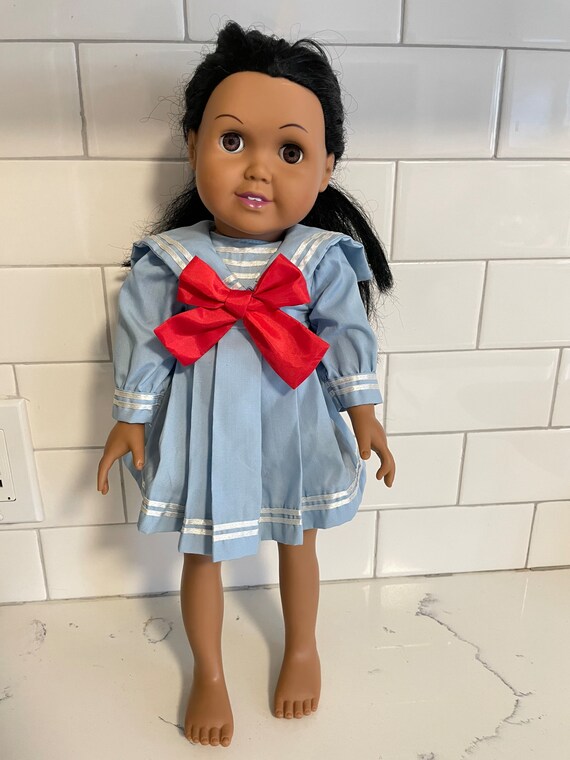 Vintage FCM 1996 Brown Skin Doll 17 Tall Etsy