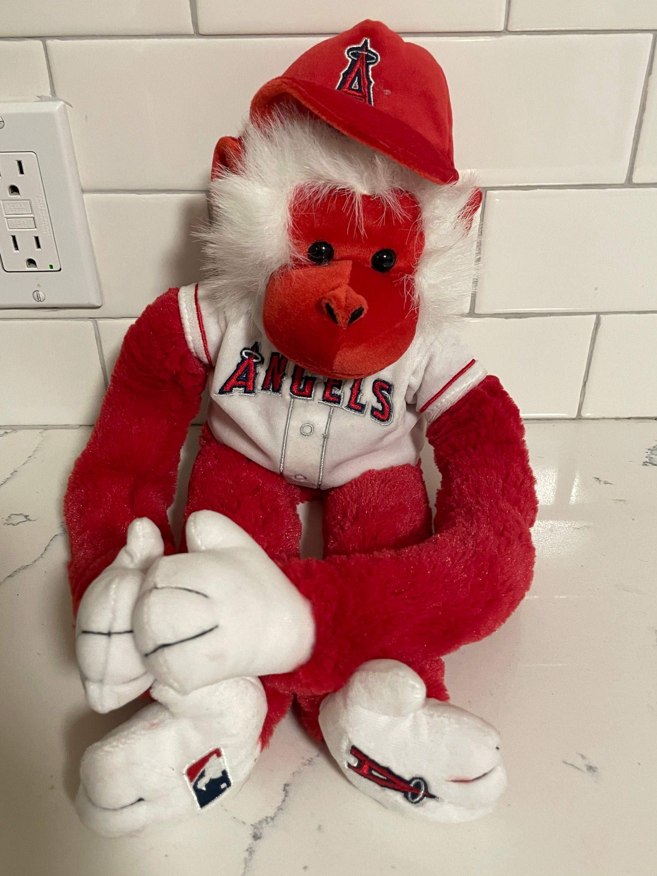 MLB Angel's Baseball Rally Monkey 19” Long - Etsy