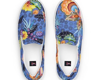 Montana Glacier Goat Limited Edition Wear - Women’s slip-on canvas shoes