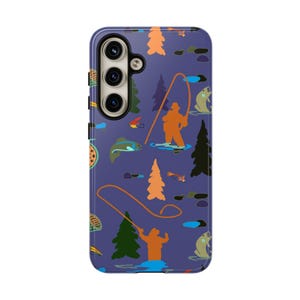 Fishing Adventure Phone Case, Outdoor Lover Gift, Camping Accessories, Angler's Delight, Nature-Themed Phone Cover