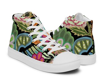 Montana Glacier Goat Limited Edition Wear - Women’s high top canvas shoes