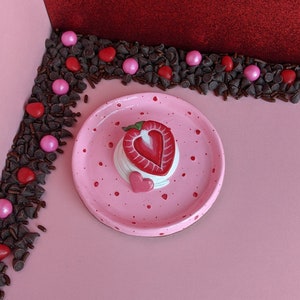 Strawberry Cheesecake Trinket Dish