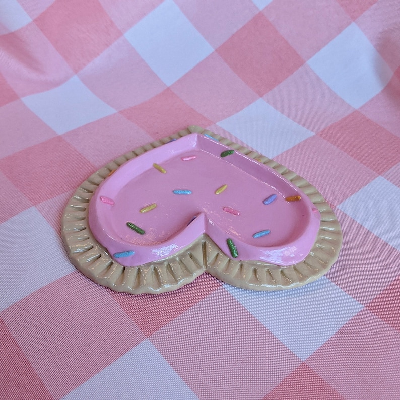 Small Strawberry Poptart Trinket Dish image 4