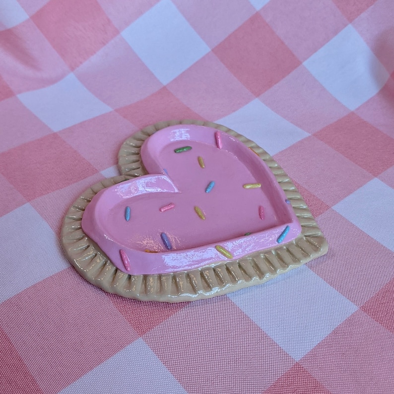 Small Strawberry Poptart Trinket Dish image 3