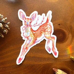 Red Fawn Sticker