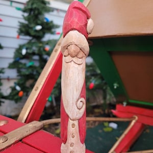 Hand Carved Santa Claus