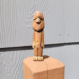 Hand Carved Sasquatch