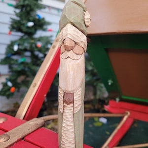 Hand Carved Santa Claus