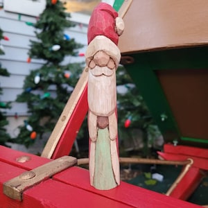 Hand Carved Santa Claus