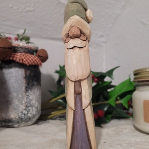 Hand Carved Santa Claus