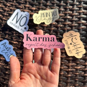 Pegatinas con frases divertidas y bonitas en alemán