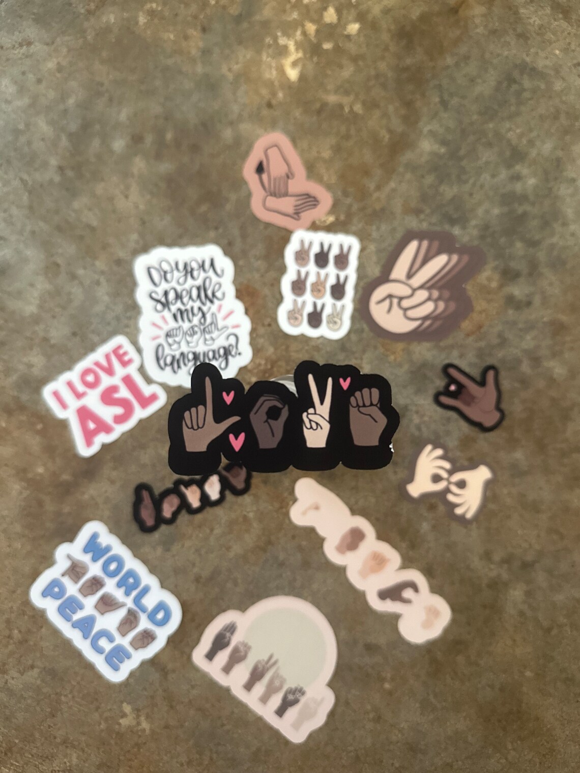 ASL Stickers - Etsy