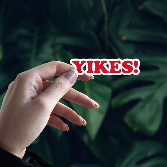 Yikes Sticker Vaporwave Stickers Tumblr Stickers Aesthetic Etsy