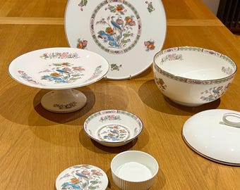 Wedgwood Kutani Crane, Fine Bone China, Barlaston England. Pattern