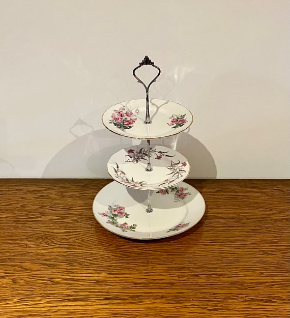 Vintage 3 hot sale tier cake stand