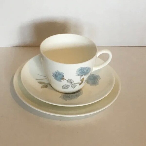Wedgwood Ice Rose Tea Set Etsy