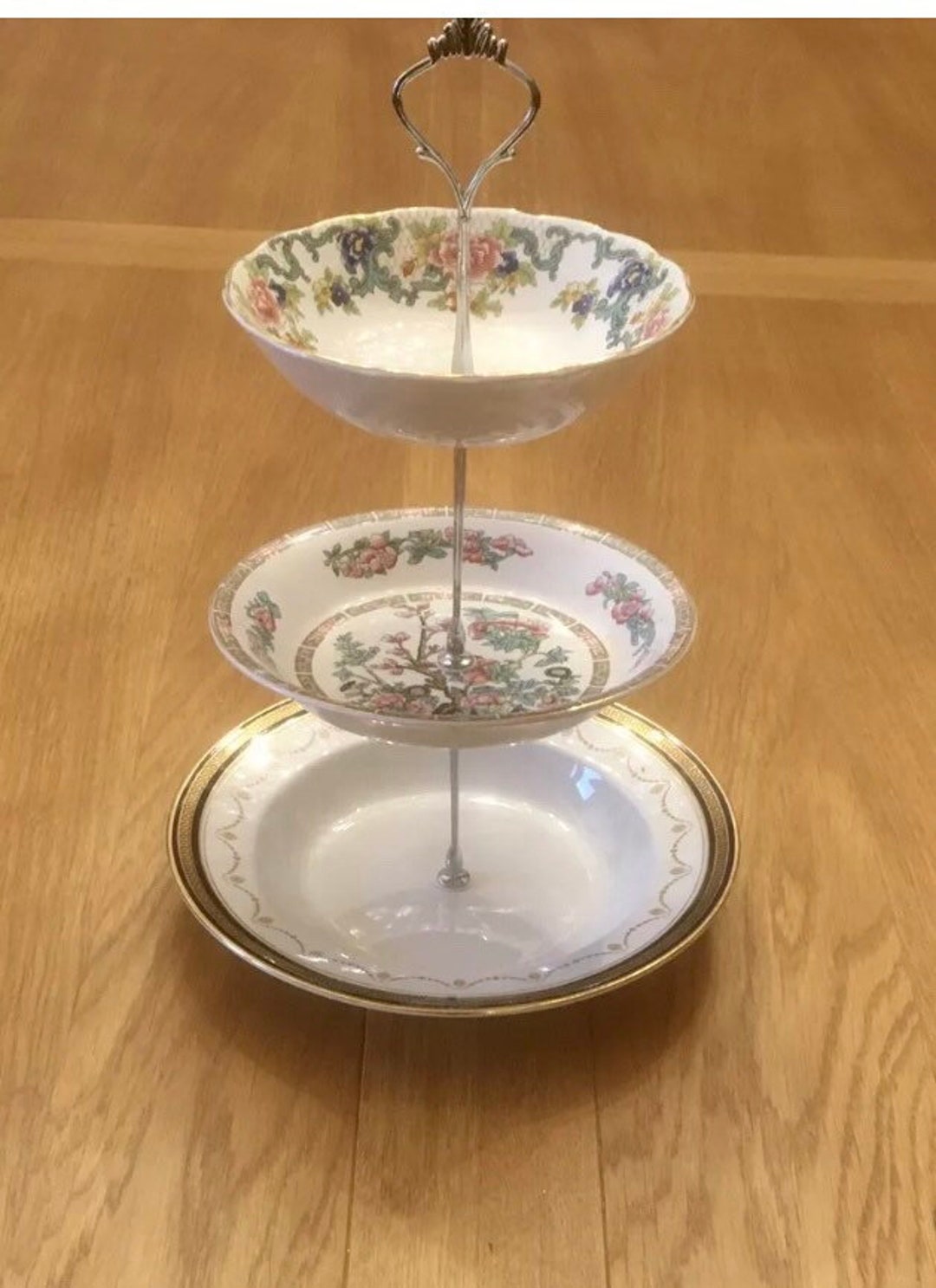 Vintage Afternoon Tea 3 Tier Cake Stands, Using Bowls so Great for ...