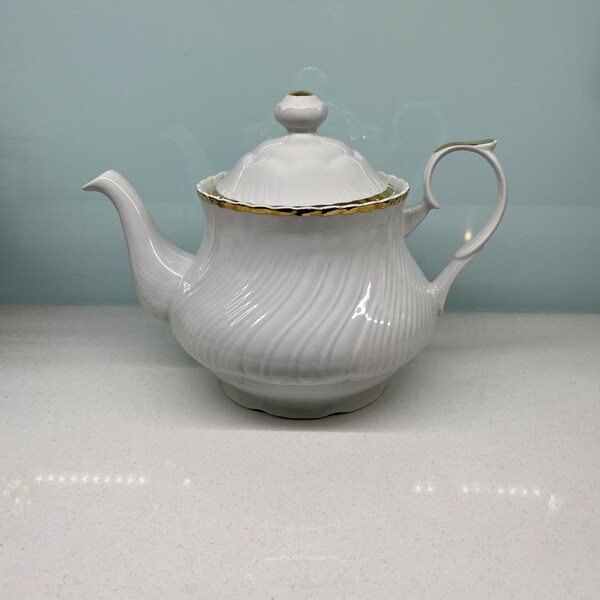 White Teapot Etsy UK