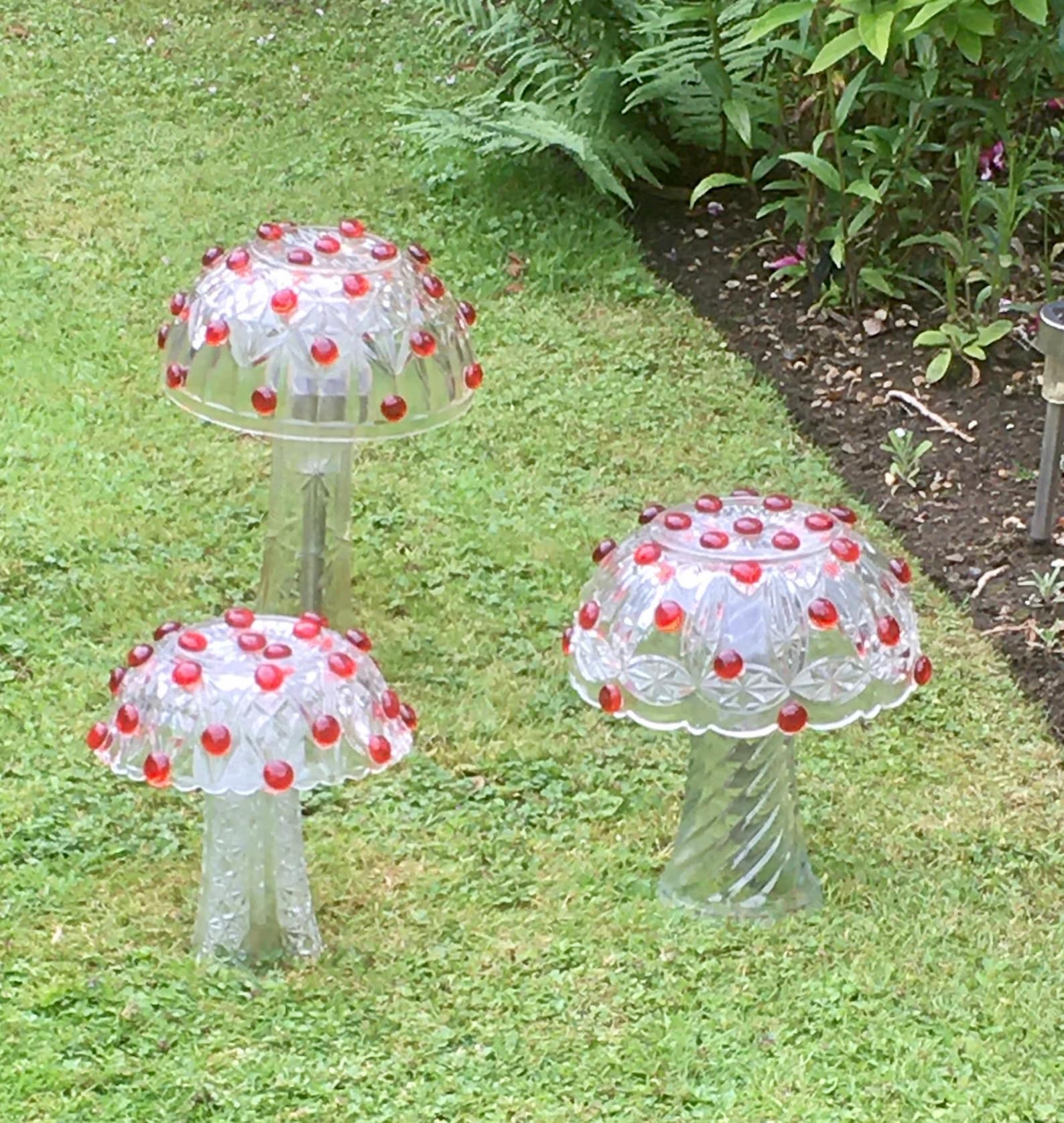 Amazing Garden Lights /ornaments Mushrooms/ Toadstools Etsy