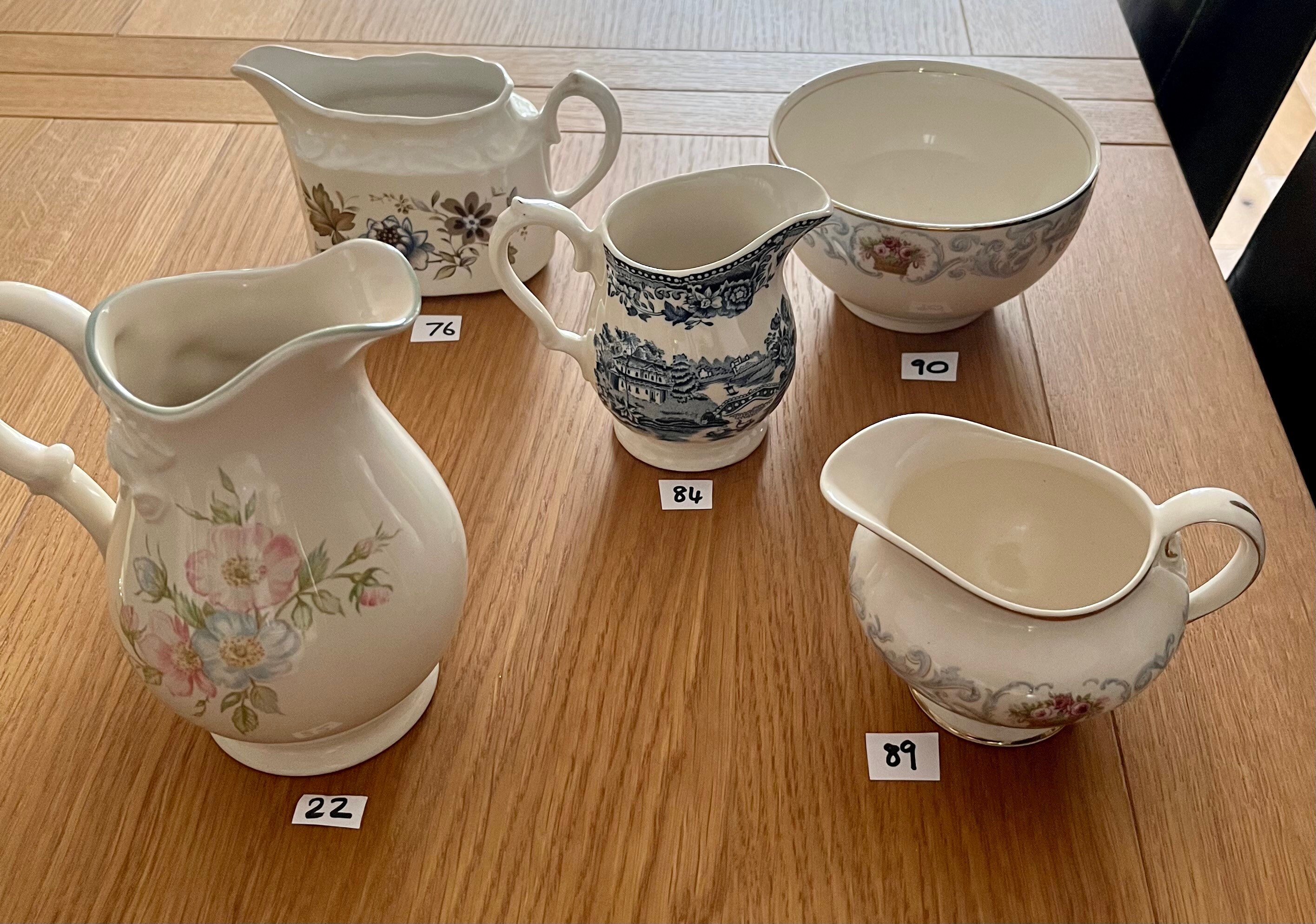 Vintage Milk Jugs and Sugar Bowls Etsy