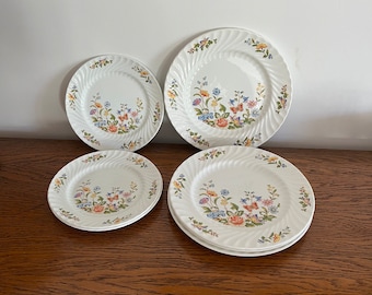 Beautiful Ansley Cottage Garden dinner and side plates