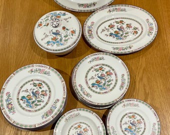 Wedgwood Kutani Crane, Fine Bone China, Barlaston England. Pattern