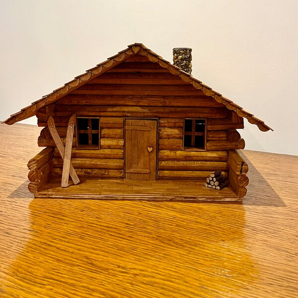 I’ve finished it! Wooden Ski chalet / log cabin