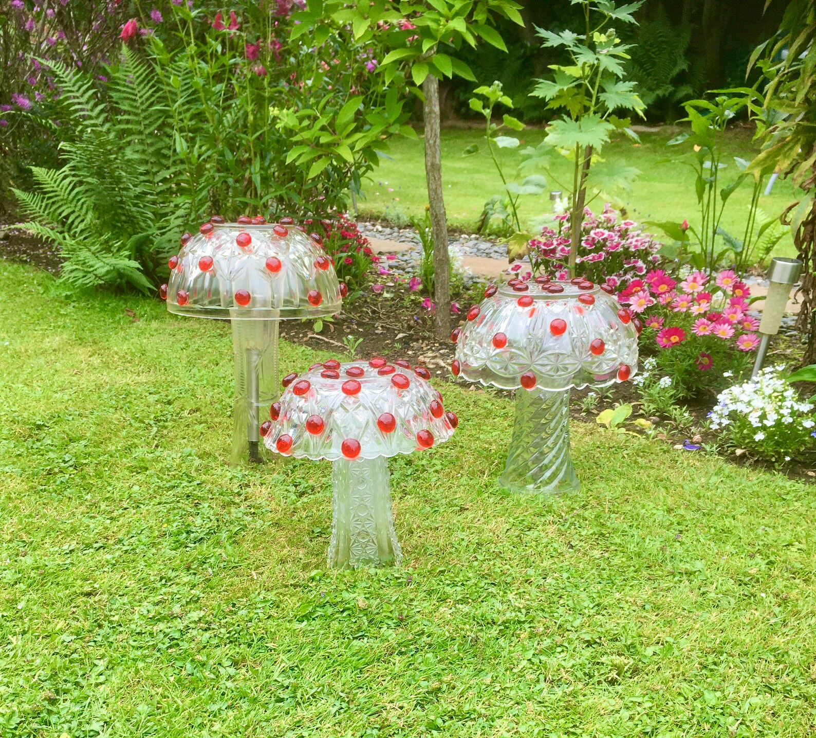 Amazing Garden Lights /ornaments Mushrooms/ Toadstools Etsy