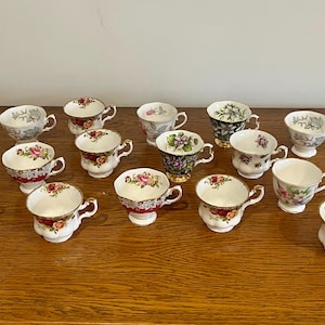 Royal Albert vintage tea cups individually priced