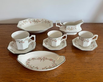 Vintage Johnson Brothers Eternal Beau Octagon Earthenware