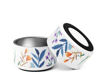 Floral Pet bowl