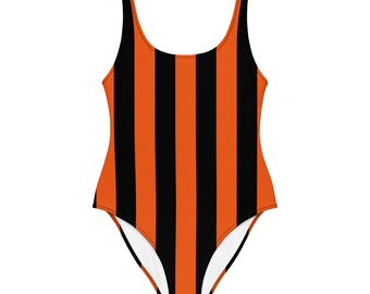 One-Piece Swimsuit Stripes