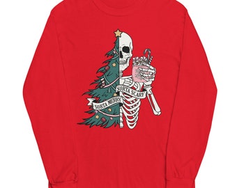 Sorta Merry, Sorta Scary Unisex Long Sleeve Shirt