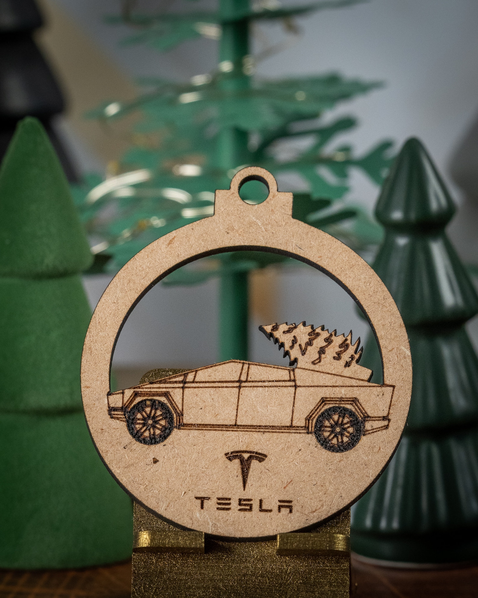 Tesla Cybertruck Christmas Ornament. Made in USA Etsy