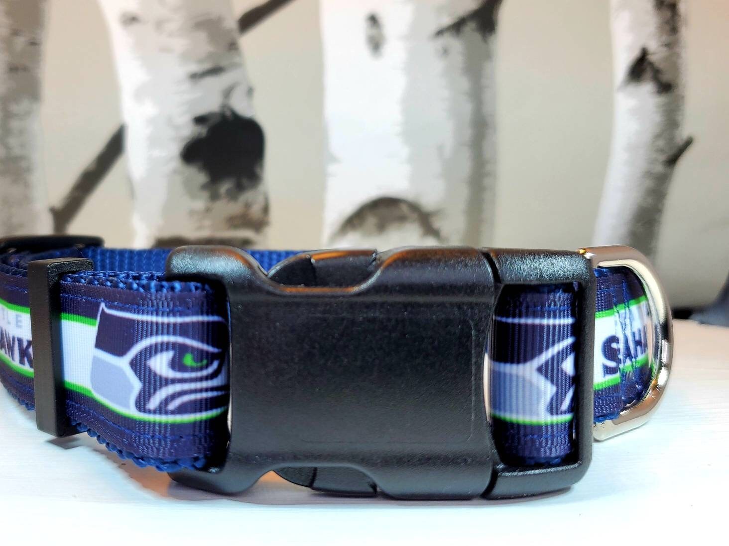 Seattle Seahawks Dog Collar Leash or Martingale Etsy Australia