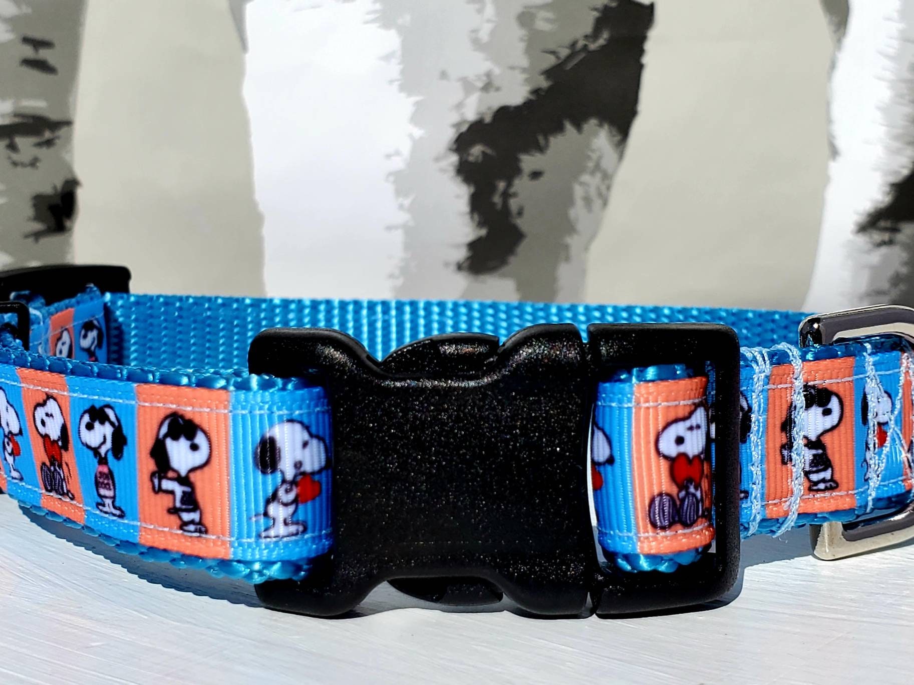 Snoopy Dog Collar Martingale Leash or Harness Etsy