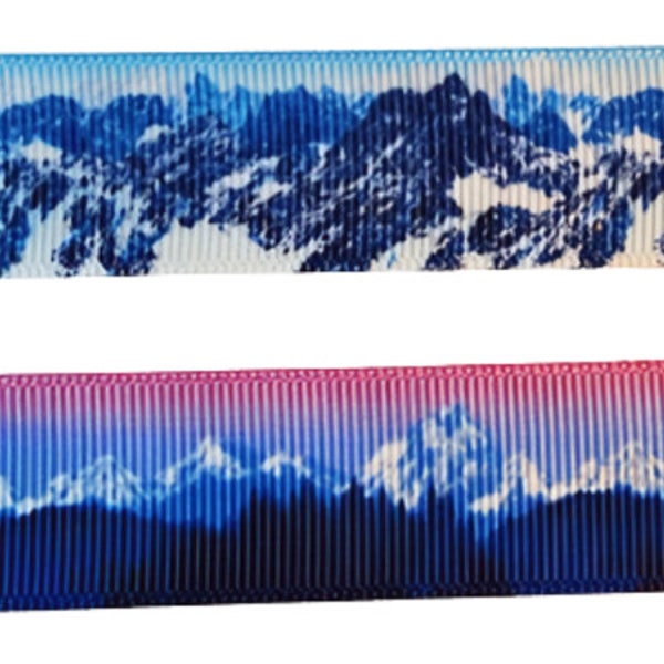 Mountain Grosgrain Ribbon 7/8"