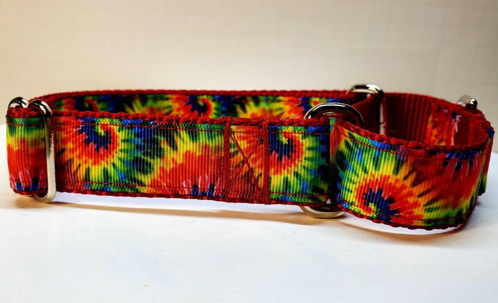 1 Tie Dye Dog Collar or Leash Hippie Dog Collar Set Etsy