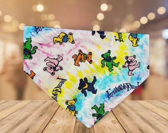 Dancing Bears Dog Bandana-Reversible