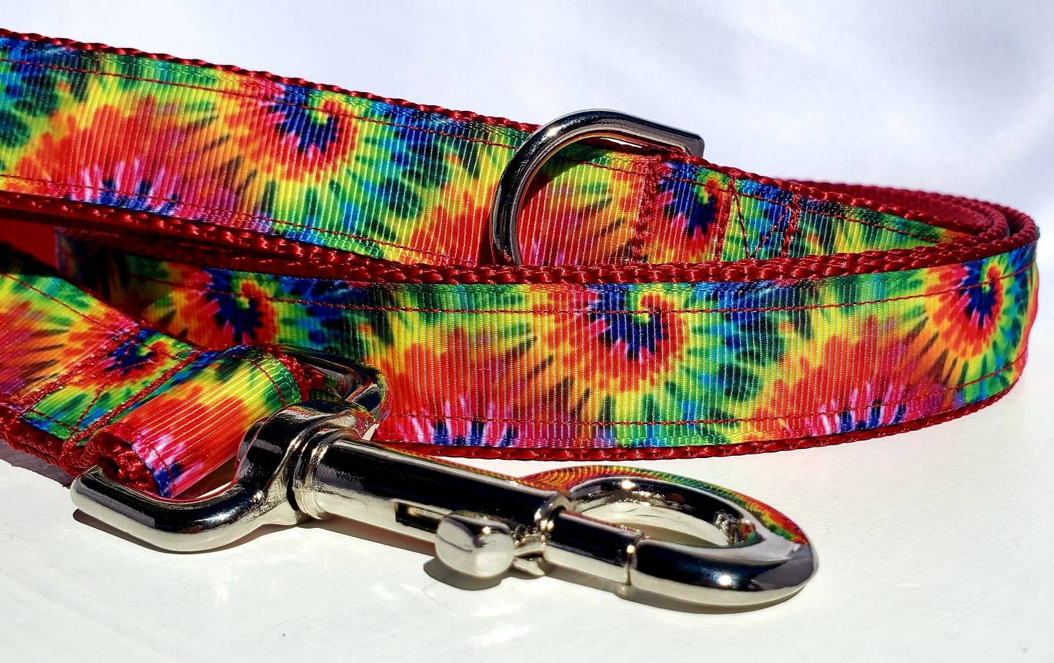 1 Tie Dye Dog Collar or Leash Hippie Dog Collar Set Etsy