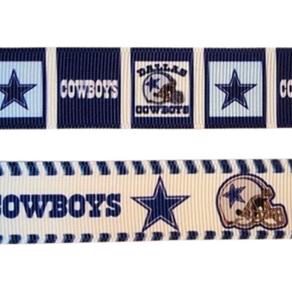 Dallas Cowboys Grosgrain Ribbon- 7/8"