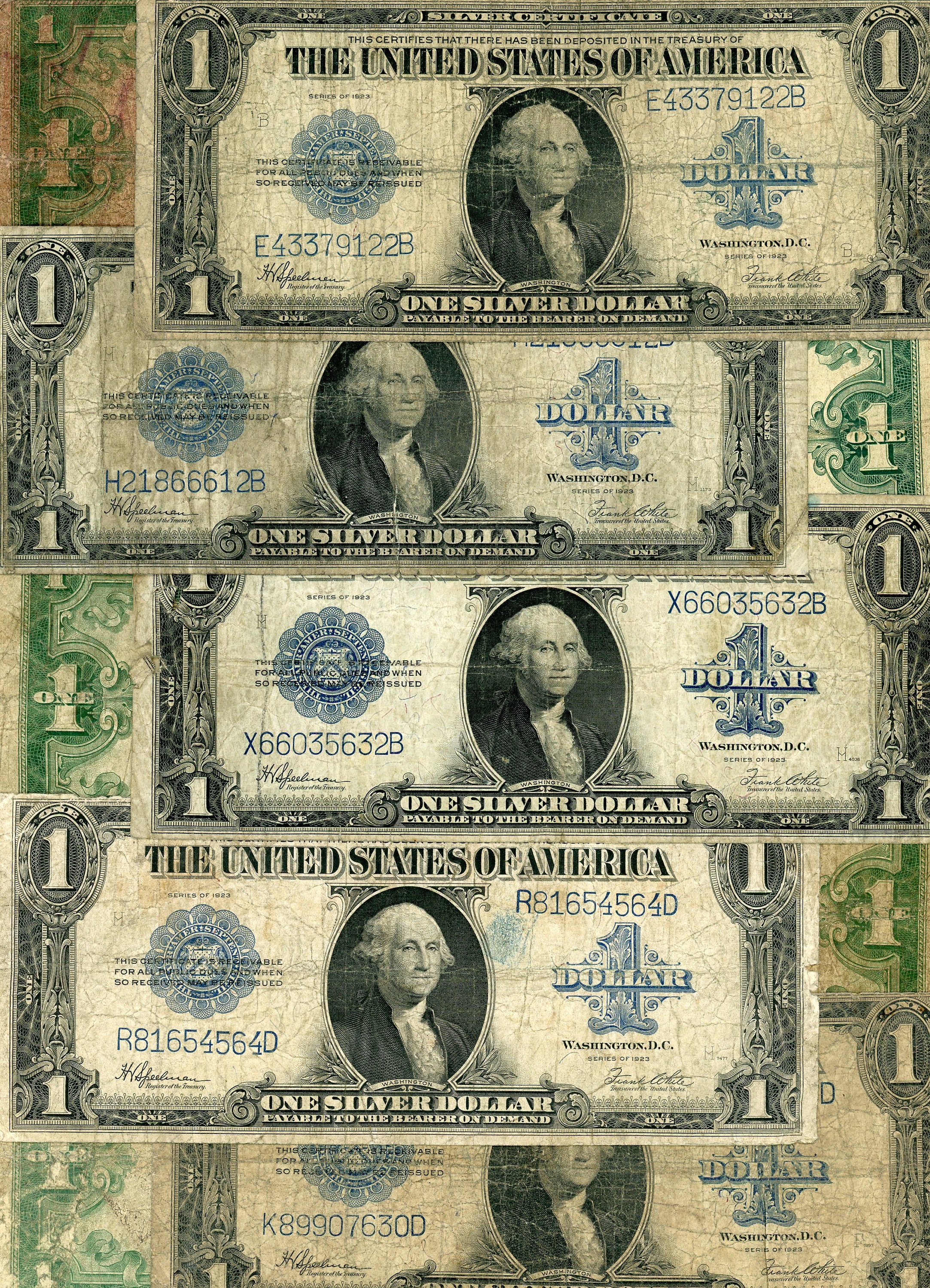 Old one dollar bills - Etsy 日本