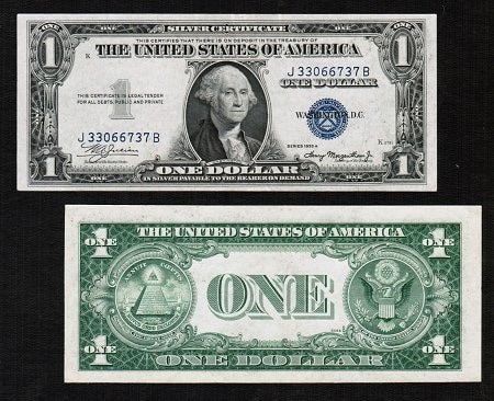 Old 1 dollar bill - Etsy 日本